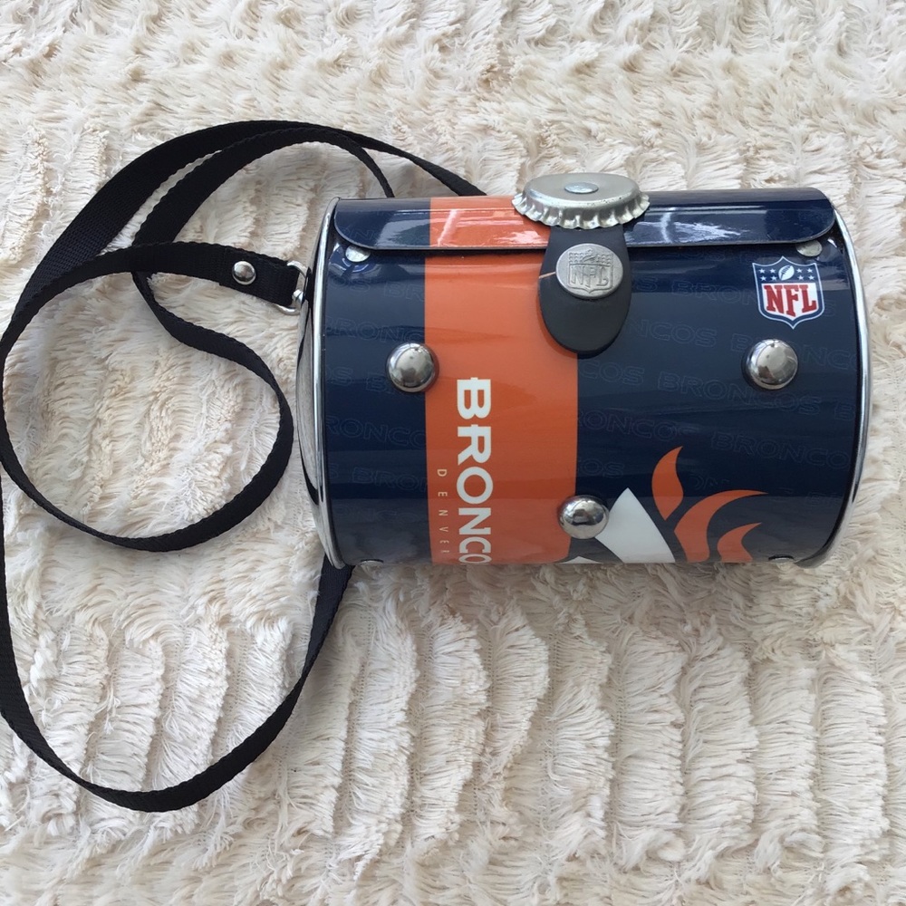 Denver Broncos Barrel Purse